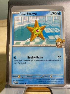 Misty's Staryu 046/182 - Pokemon Destined Rivals Card